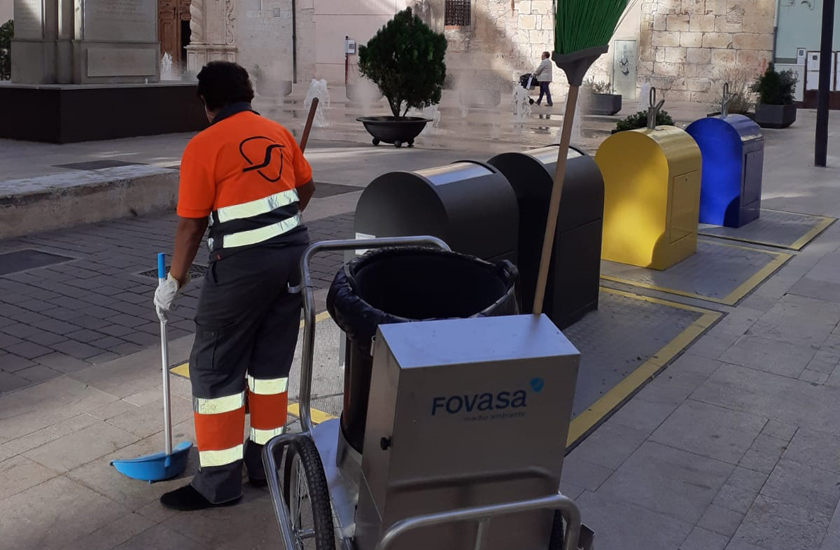 FOVASA Medio Ambiente presta servicio de recogida de residuos en Alzira y Buñol