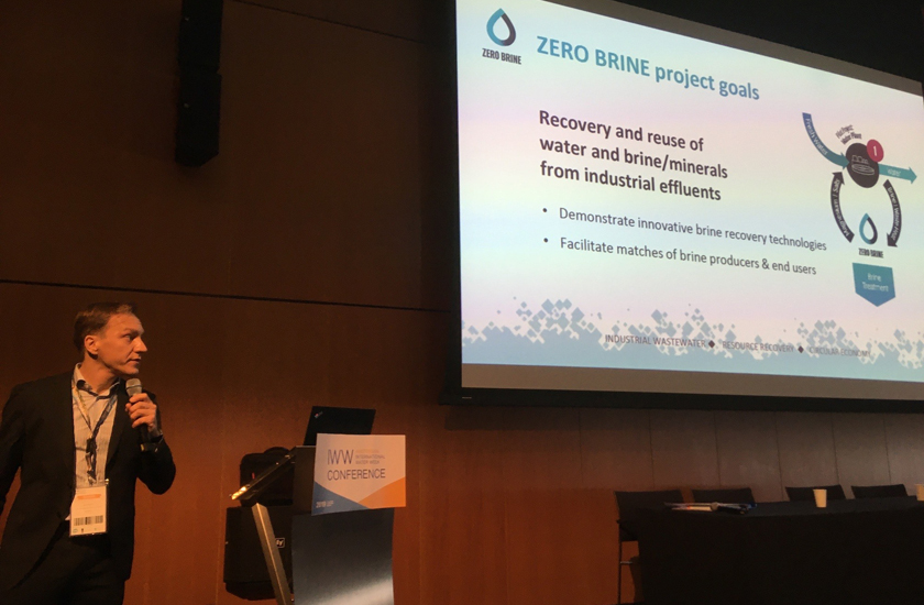 El proyecto Zero Brine organiza una jornada en la European Water Innovation Conference para exponer sus avances