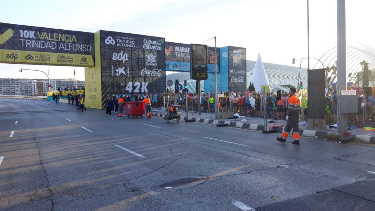 El Maratón de Valencia confía a FOVASA Medio Ambiente la gestión de la limpieza del evento